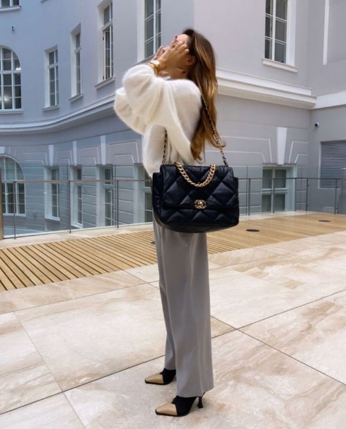 샤넬 19백 맥시사이즈