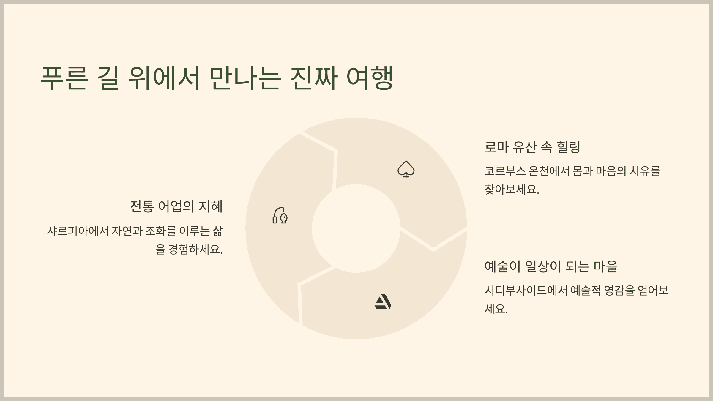 푸른 길 위에서 만나는 진짜 여행