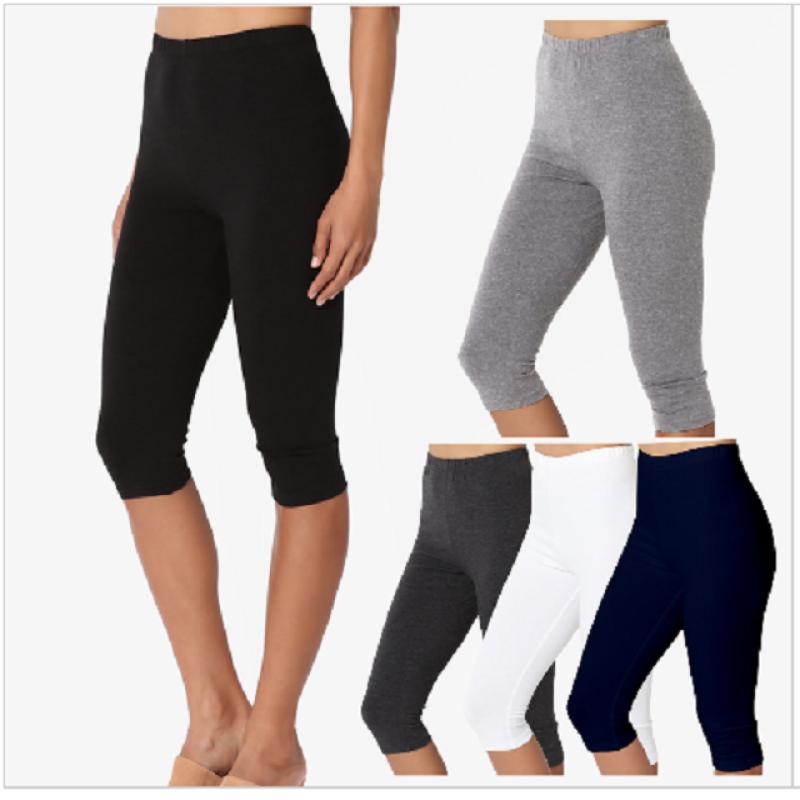 빅마담 신축성 7부 면스판 레깅스