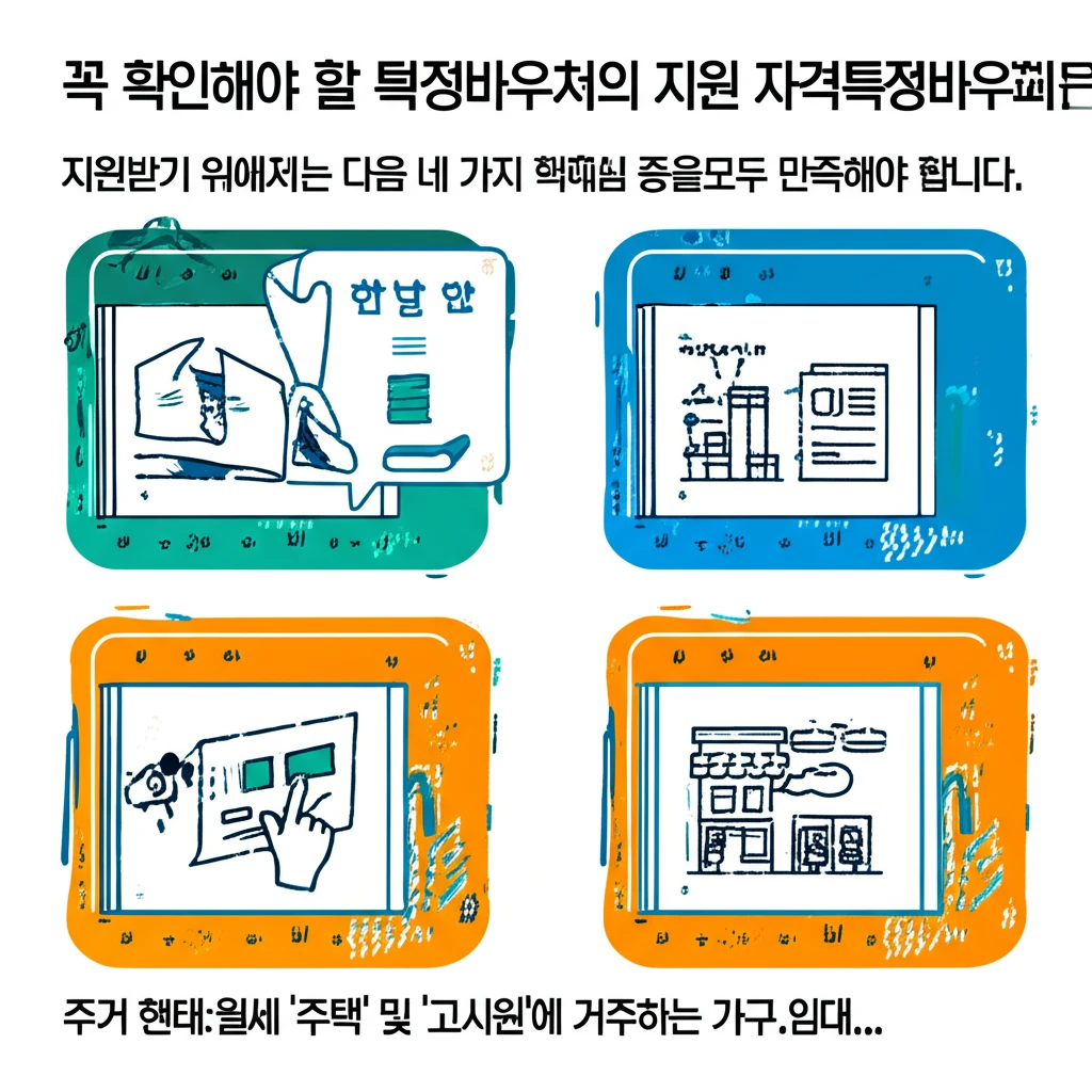 2025 서울형 특정바우처 지원 자격..