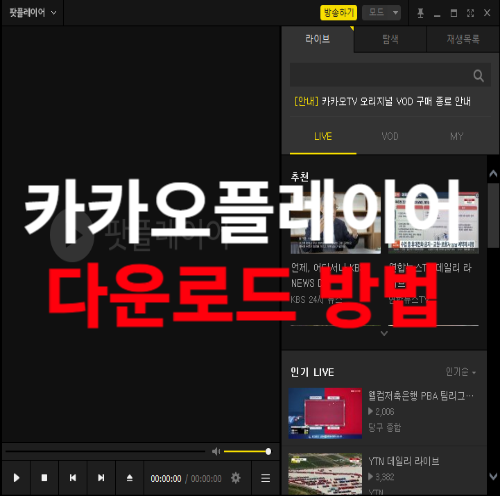 카카오 플레이어 다운로드