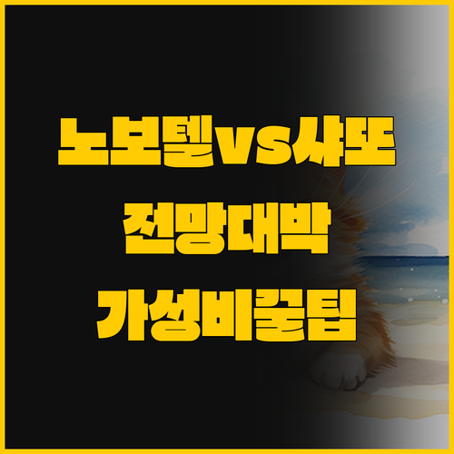노보텔 서퍼스 파라다이스 vs 샤또 ..