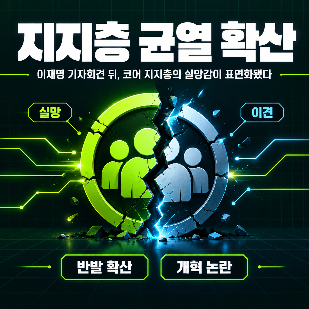 지지층 균열 확산