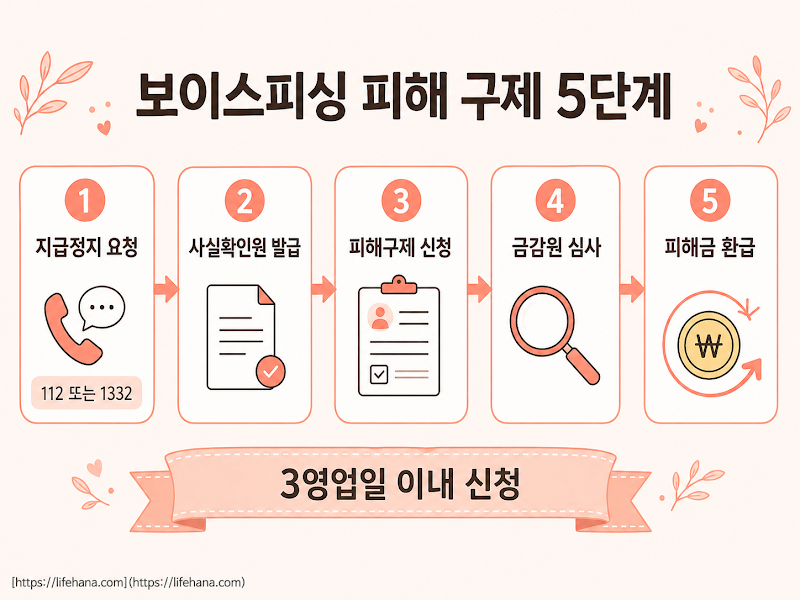 이미 당했다면 &mdash; 피해 구제 5단계