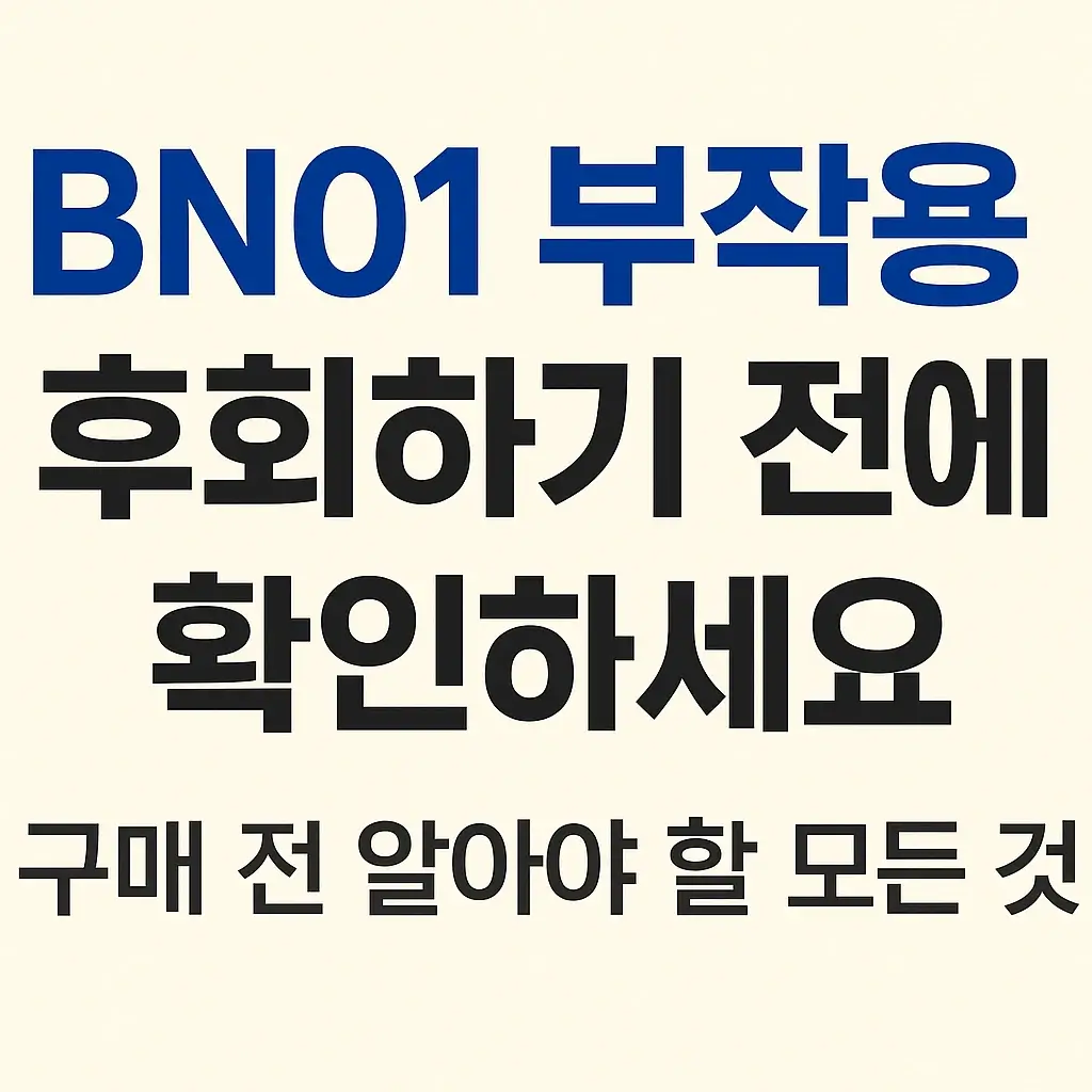BN01 부작용