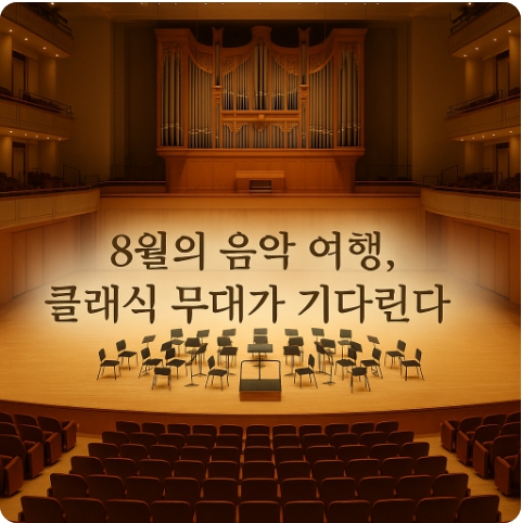 2025년 8월 클래식 공연 추천