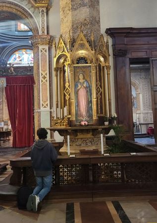 페루자 대성당의 기도