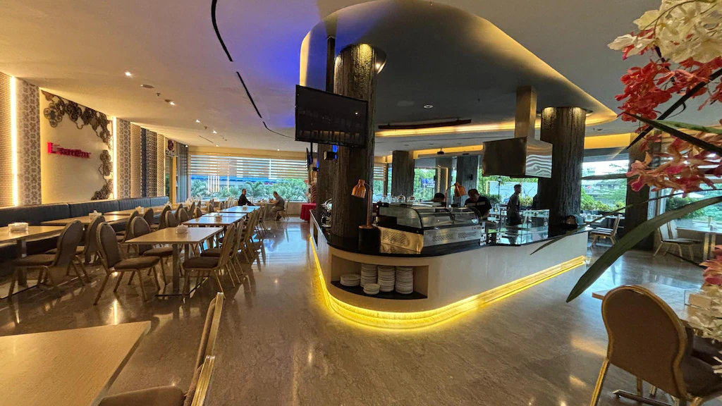 89호텔의 조식 부페 이미지