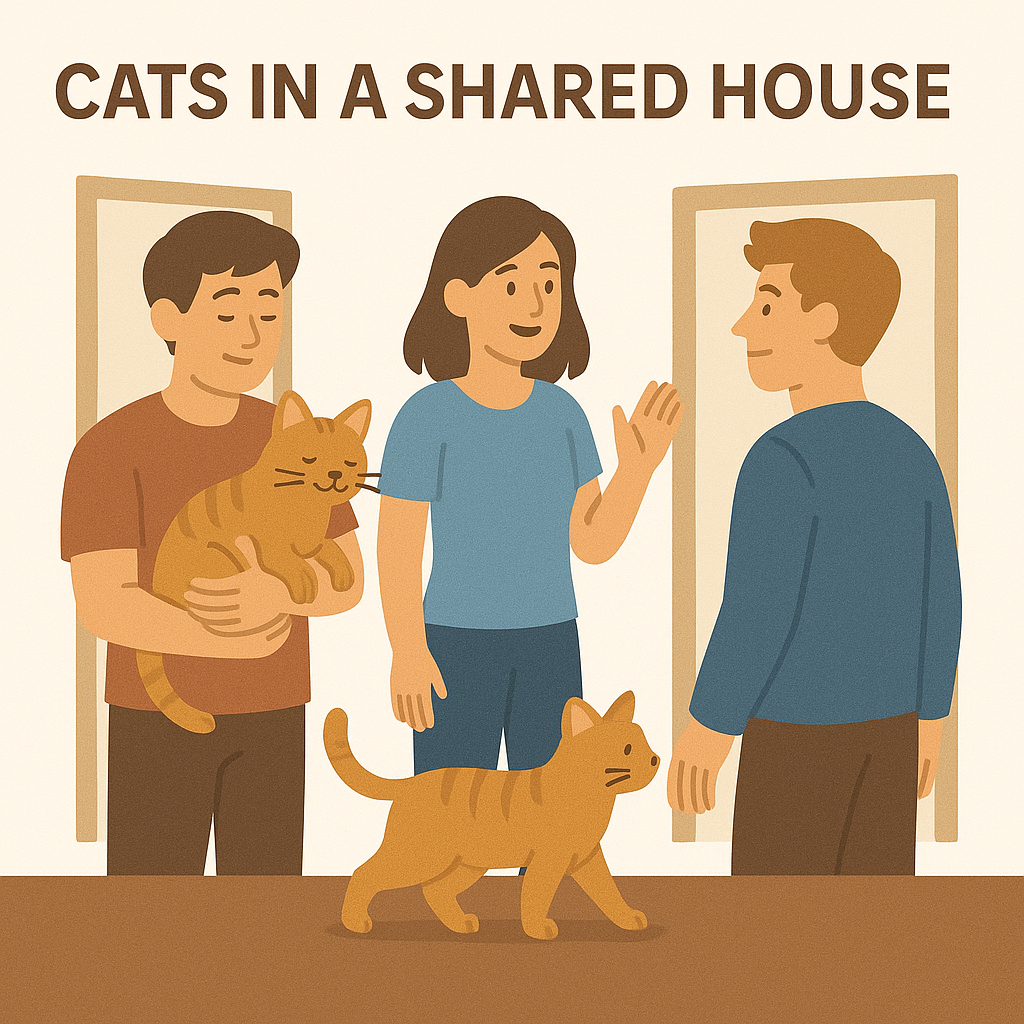 셰어하우스에서 고양이 키우는 법 관련 이미지