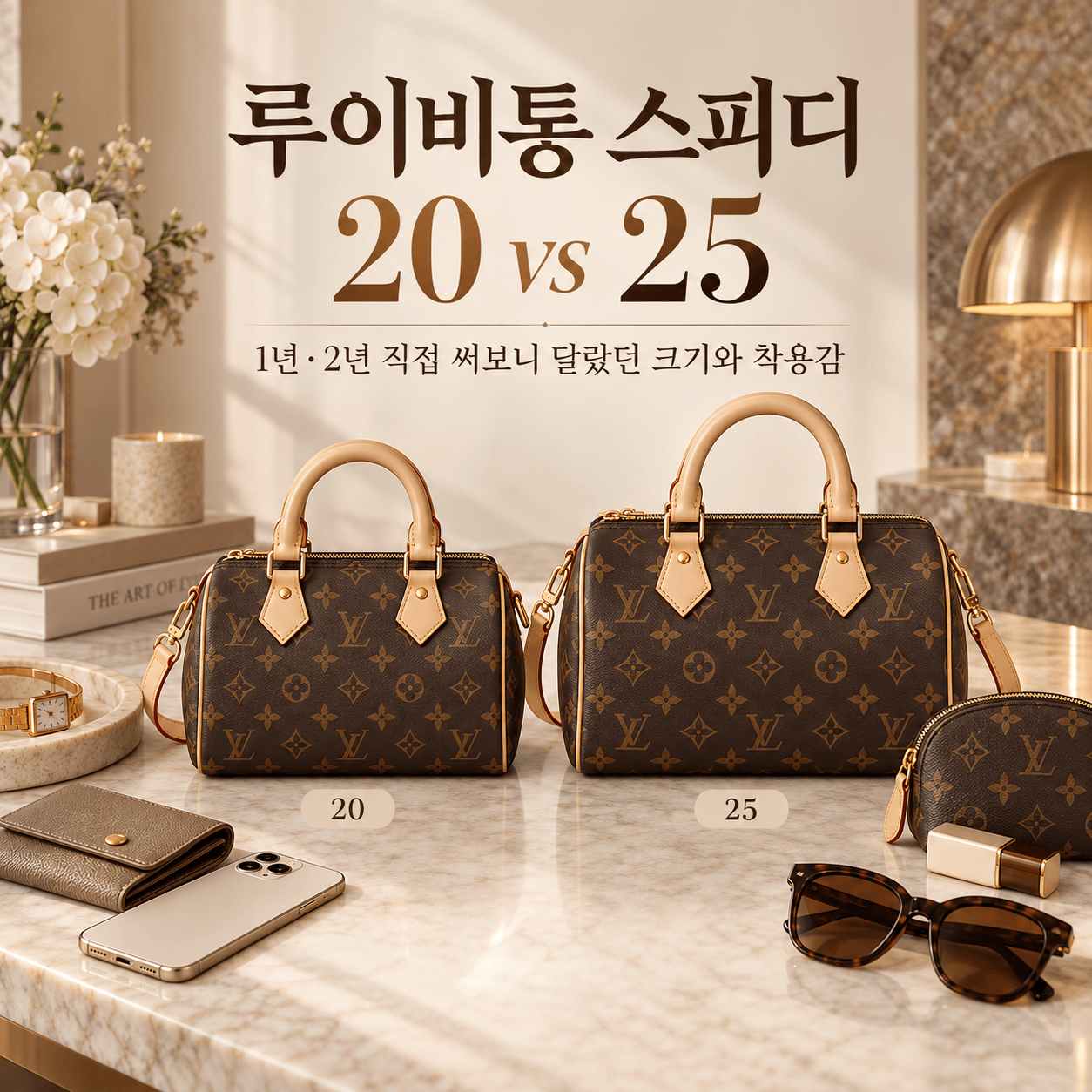 루이비통 스피디 20 vs 25