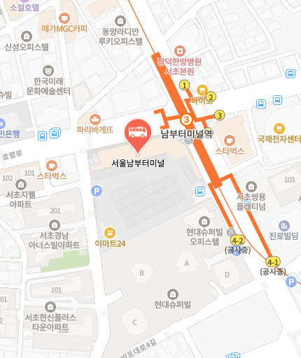 서울남부터미널 위치