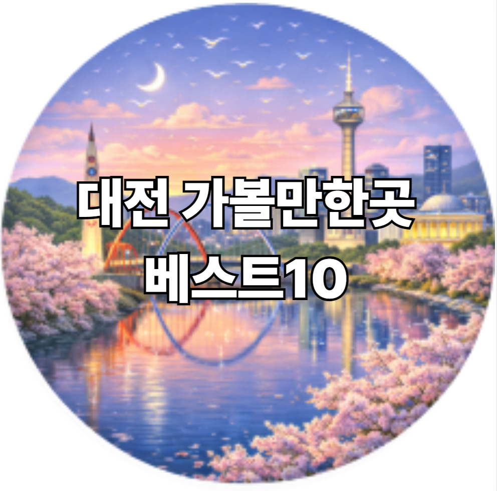 대전 가볼만한곳 베스트10