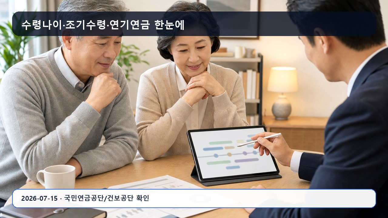 국민연금 예상수령액 조회 2026 내연금 가입기간 수령나이 확인 이미지