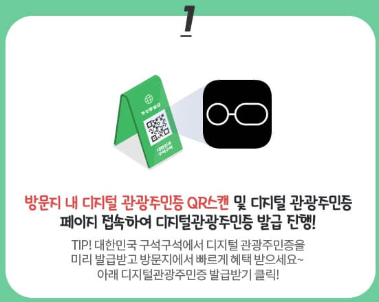 디지털 관광주민증 발급