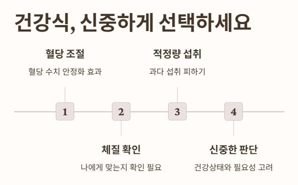 결론: 건강식, 신중하게 선택하세요