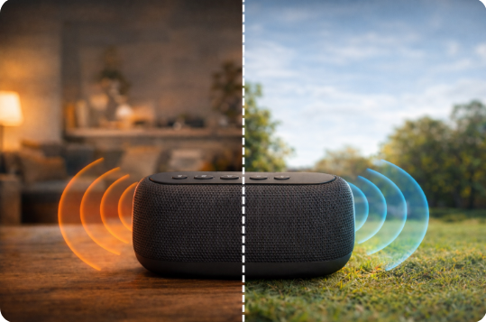 실내와 실외에서 스피커 소리가 달라지는 과학적 이유