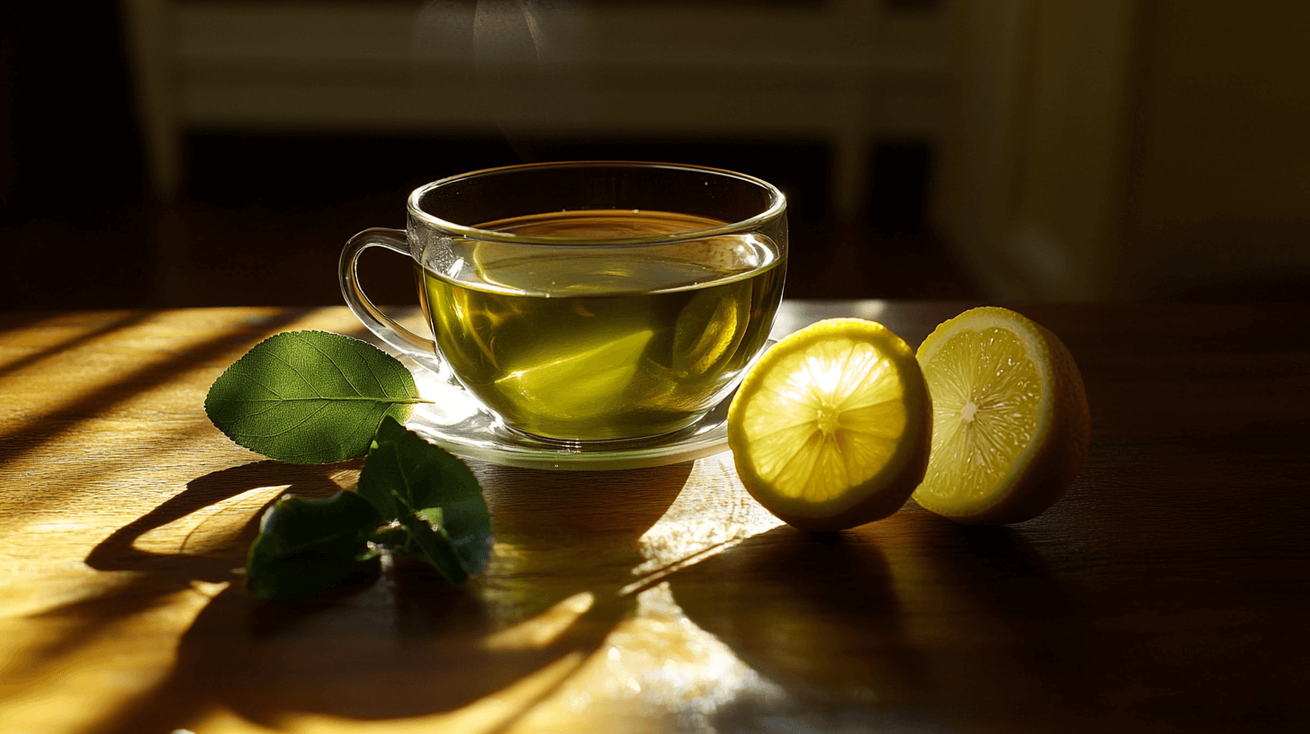 레몬-녹차-조합