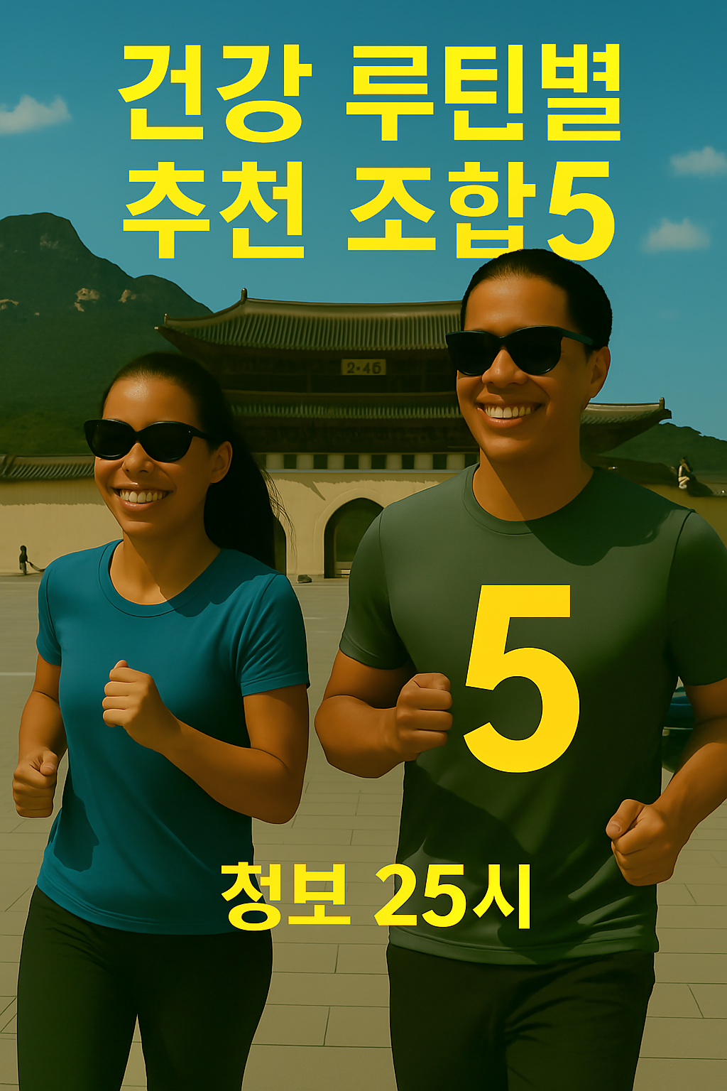 운동 루틴 + 식단 + 보조제의 황금 조합으로 완성하는 자기 혁신 루틴을 위해 남녀가 운동하는 이미지