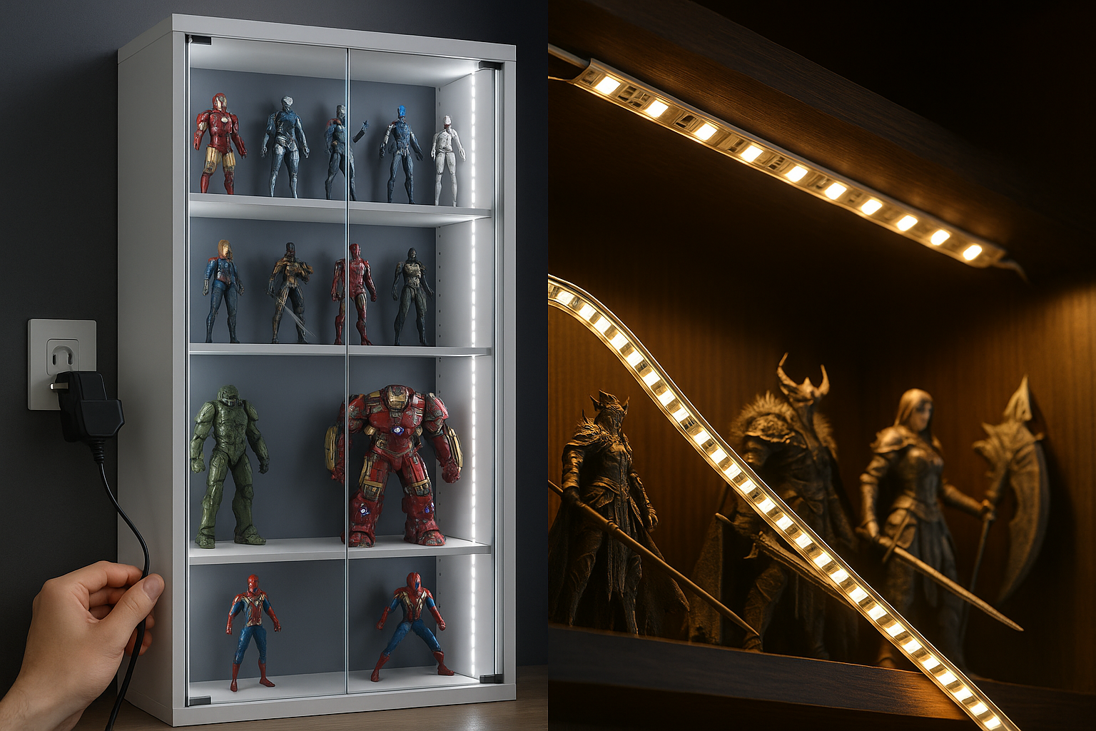 피규어 LED 조명