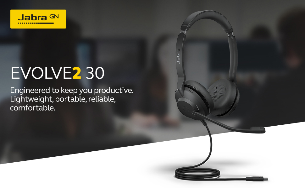 Jabra Evolve2 30 ヘッドセットのレビュー
