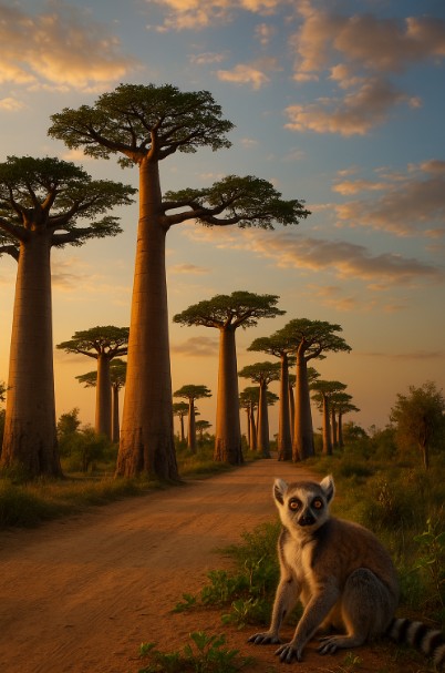 마다가스카르 여행, 바오밥 가로수길