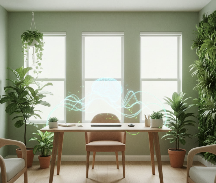 사무실 책상 테라피