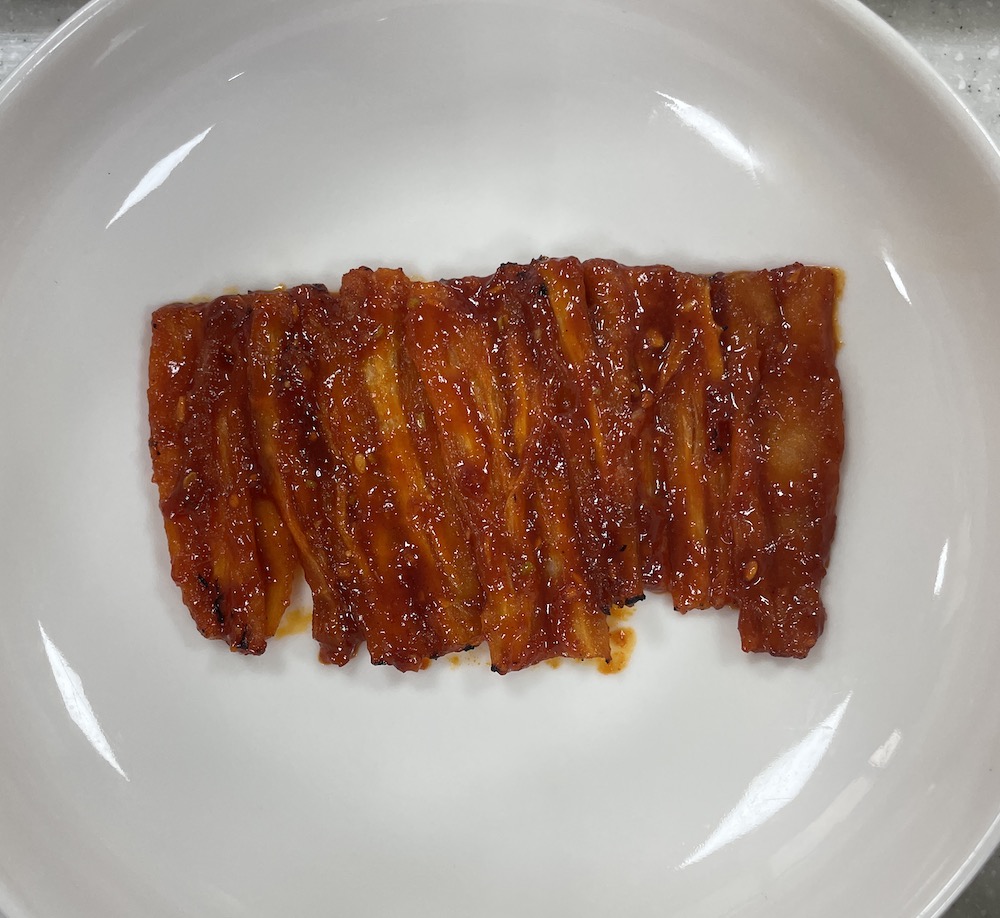 한식조리기능사 실기시험 준비 - 더덕구이 - 완성 작품