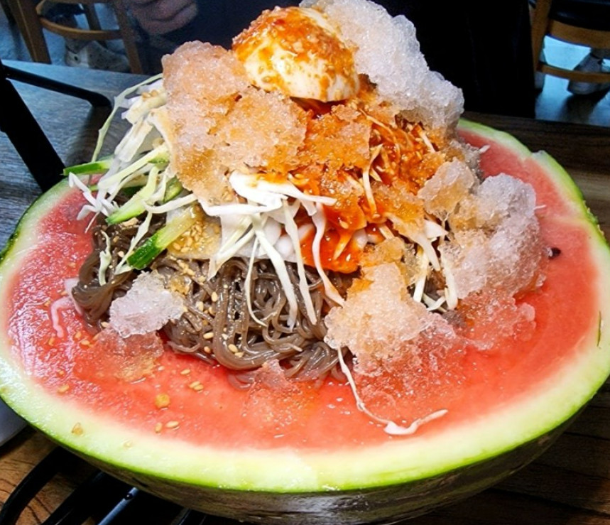 굿모닝대한민국 인천 수박냉면