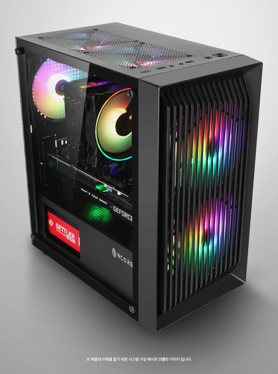 ABKO NCORE Liner Tempered Glass Lunar Rainbow