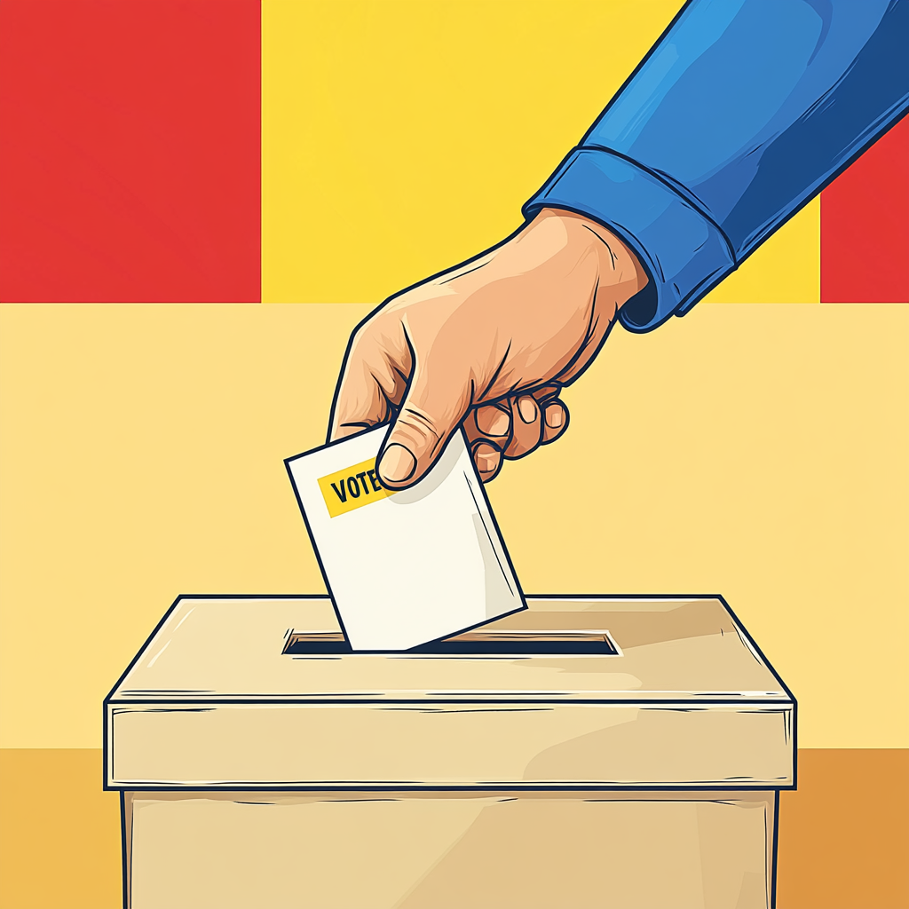 선관위에서는 선거일을 앞두고 유권자에게 사전 안내 문자를 발송