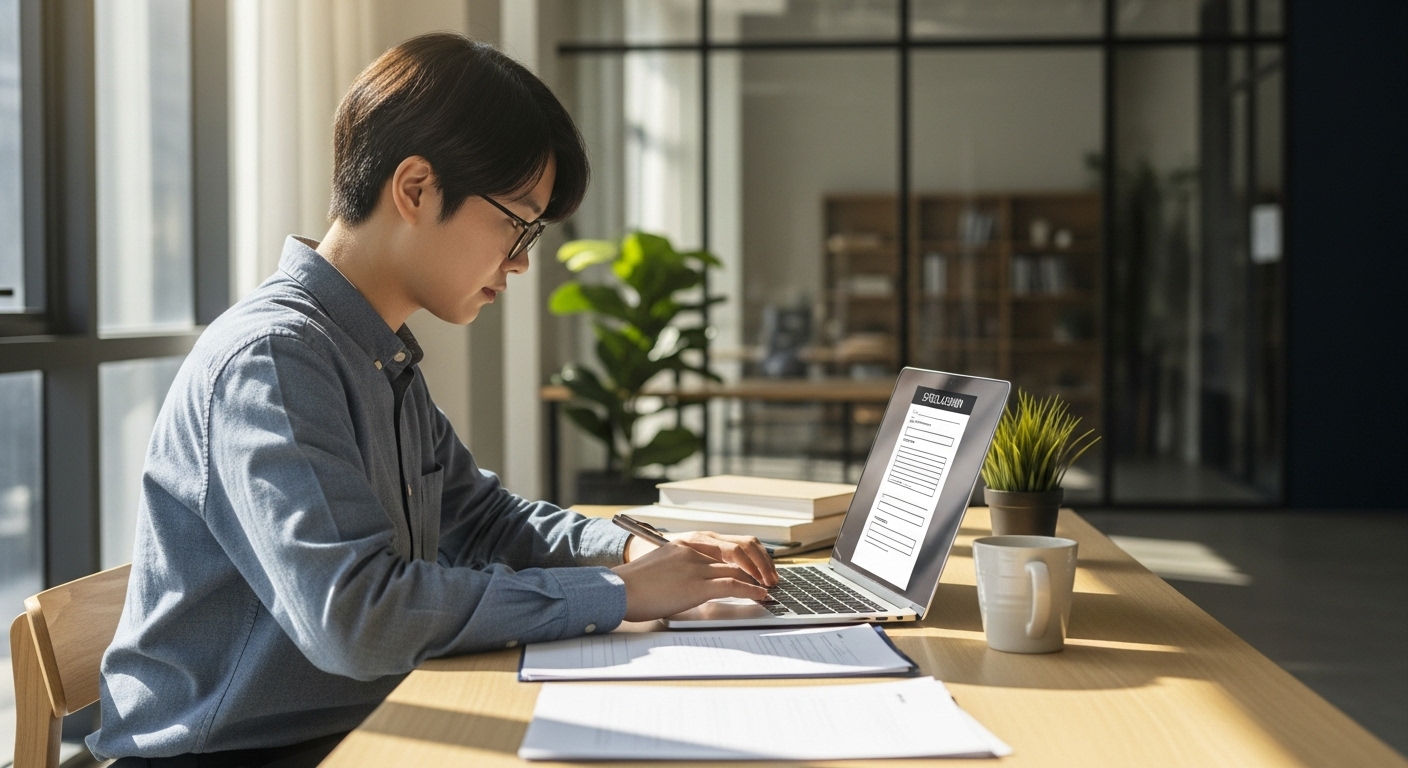 취업연계장학금, 장학금서류