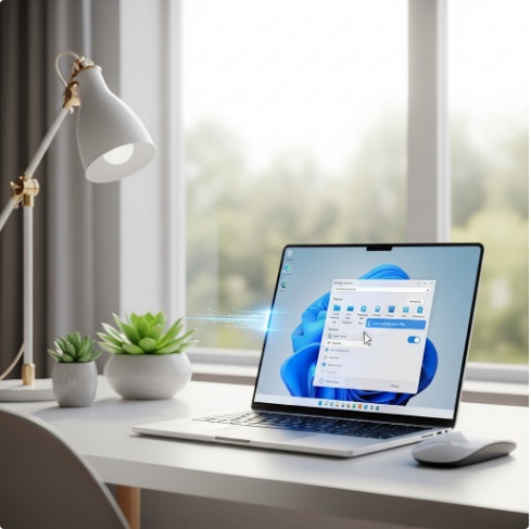 파일 탐색기, '개인 정보 보호' 설정