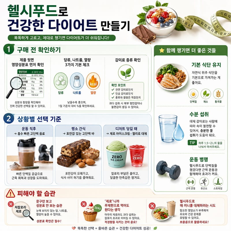 헬시푸드로 건강한 다이어트