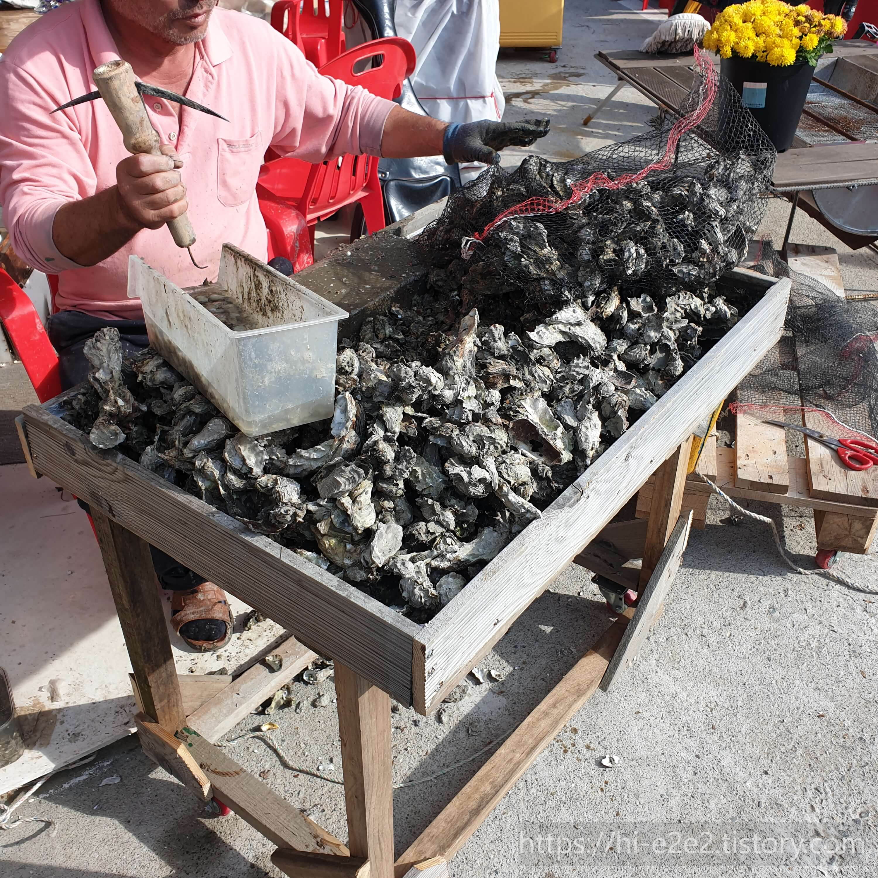 원산도해수욕장 간식차