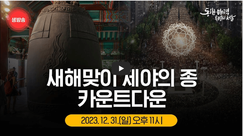 제야의종-타종행사-중계방송-실시간방송-라이브-자정의태양-새해맞이-카운트다운-행사-안내