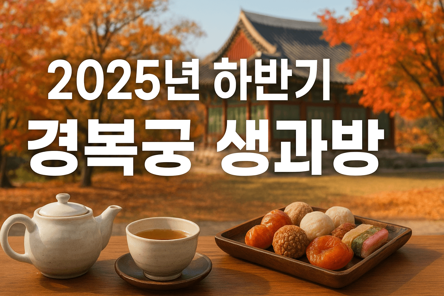 경복궁 생과방 예약, 꿀팁