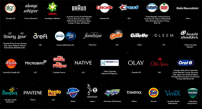 P&G brand family image
