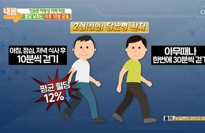 식후 걷기 운동