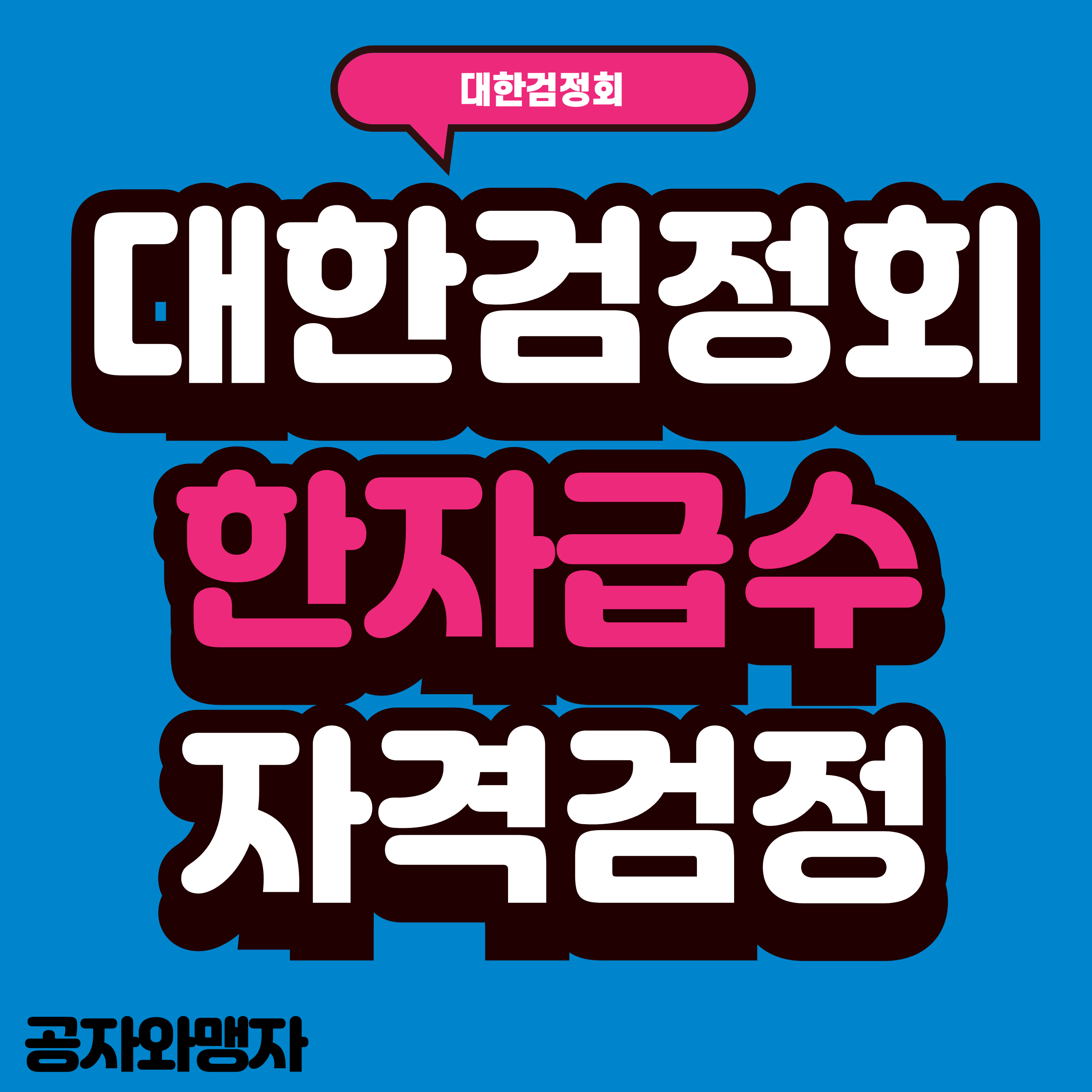 대한검정회 한자급수자격검정