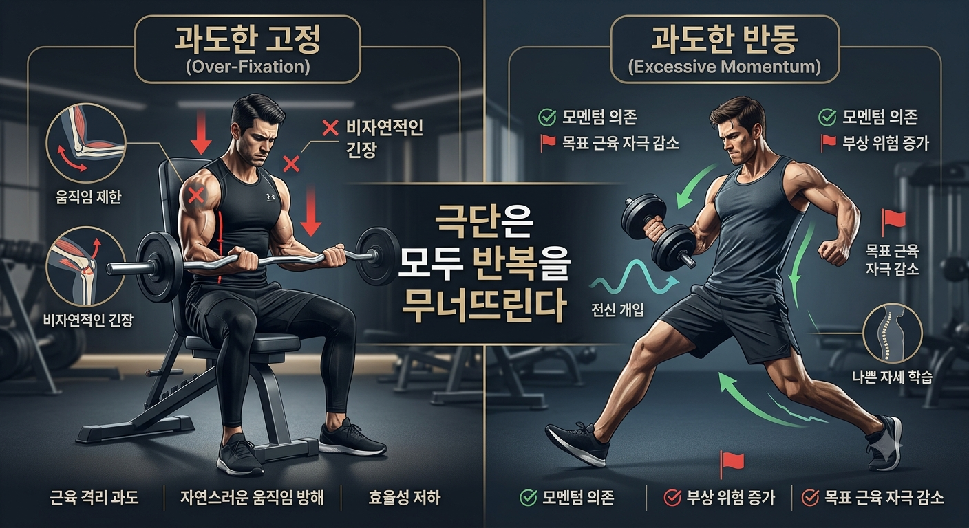 반동이 나쁘다면 왜 상급자도 움직일까