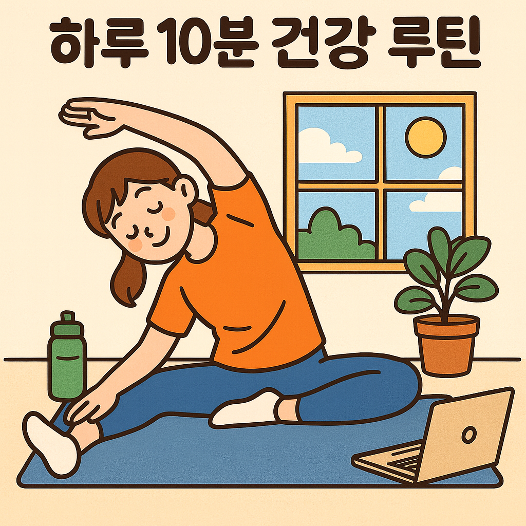 40~60대가 꼭 지켜야 할 ‘하루 10분 건강 루틴’