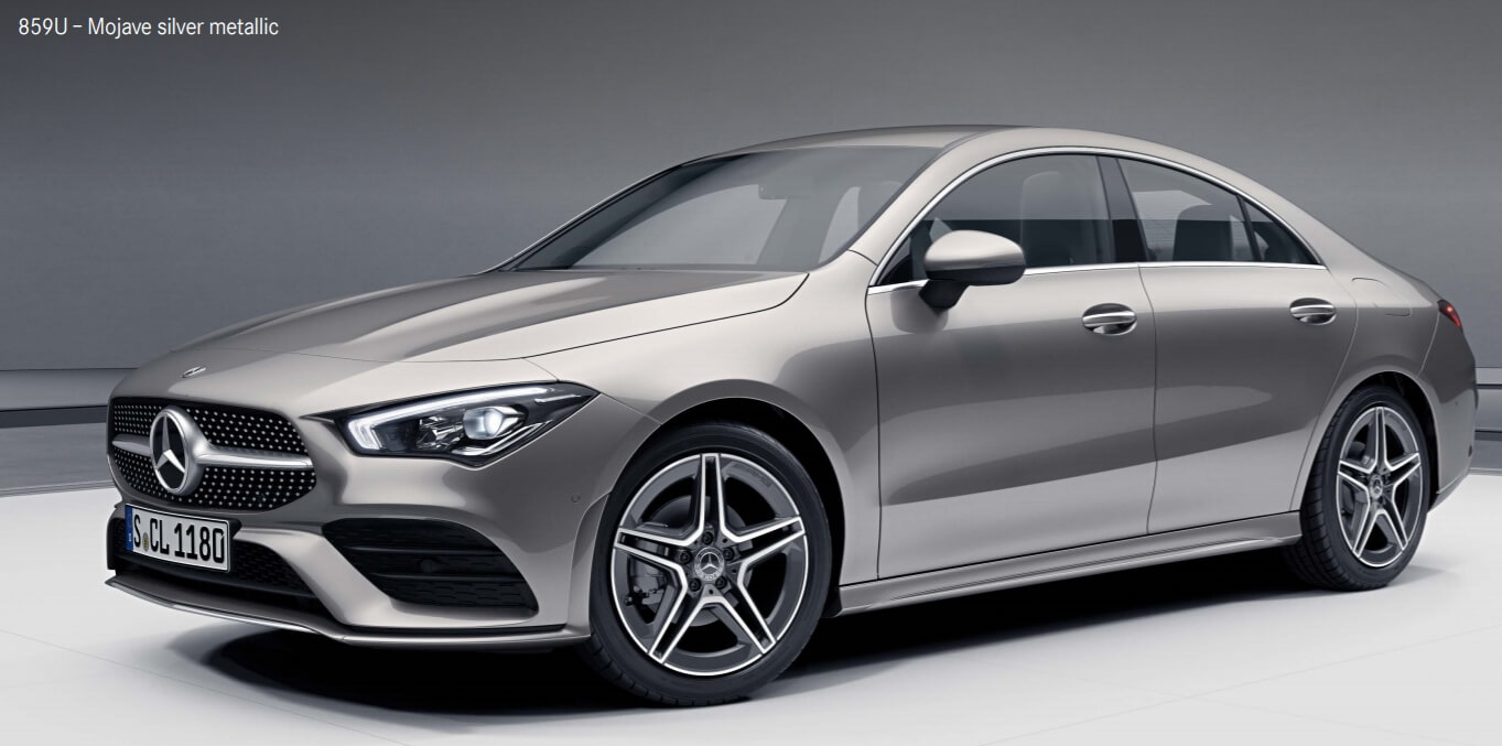 amg cla 45s 색상코드 - Mojave silver metallic(색상 코드 : 859)
