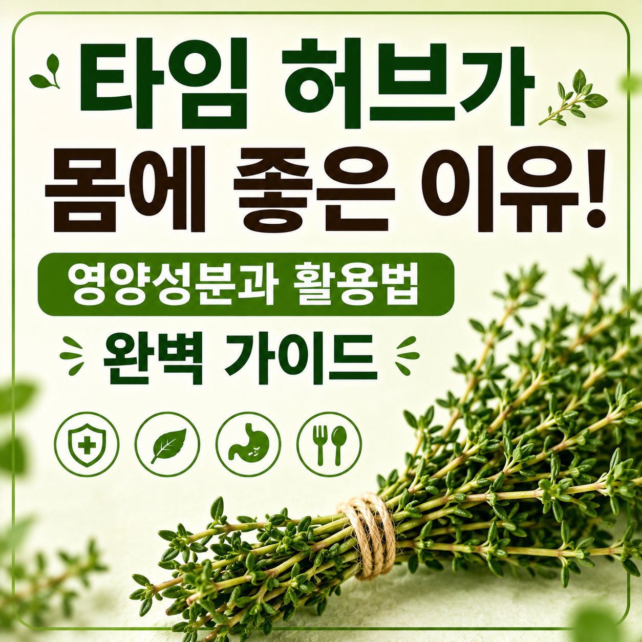 타임 효능