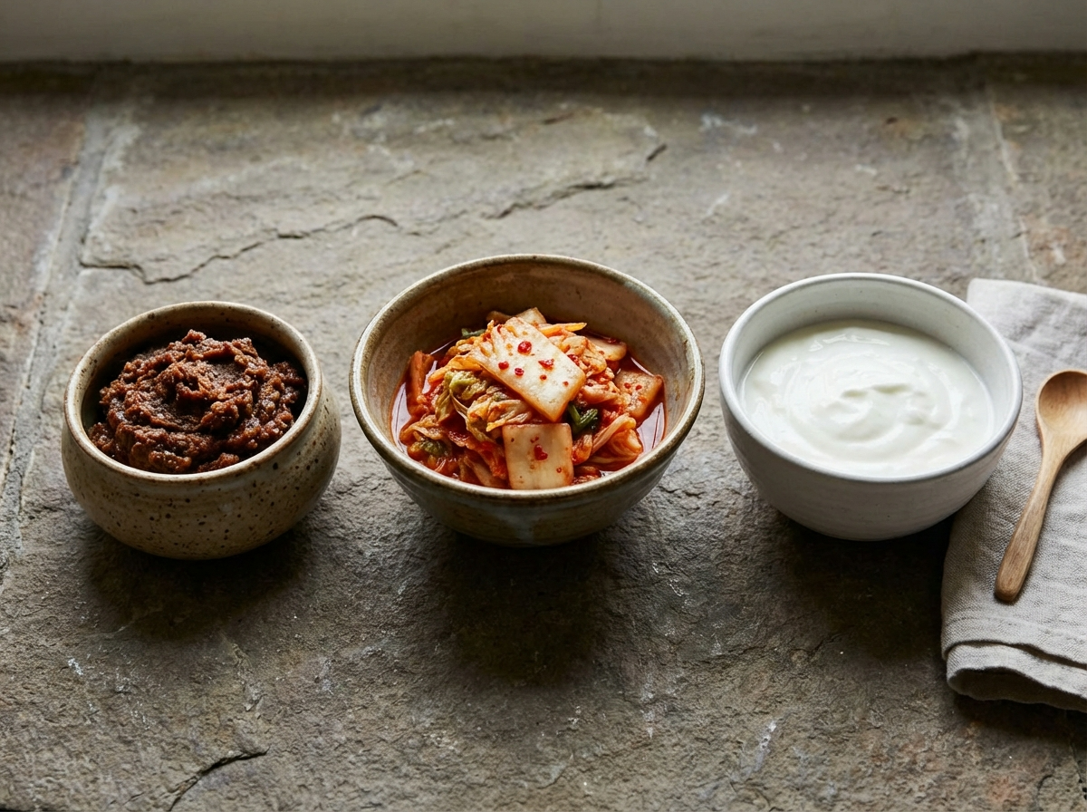 발효식품, 포스트바이오틱스 비교, 김치 된장 요거트, 발효 유기산