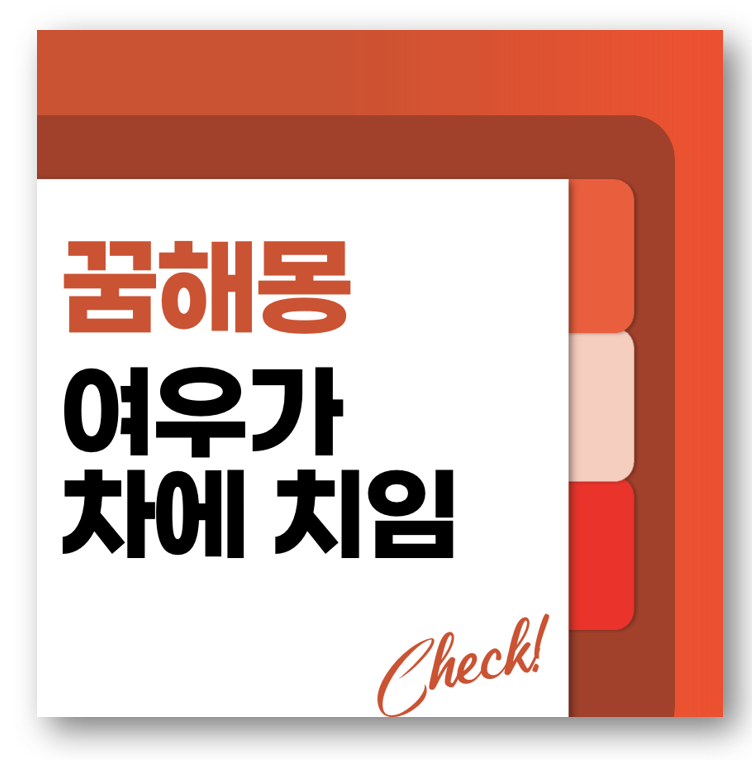 여우가 차에 치이는 꿈해몽 바로가기