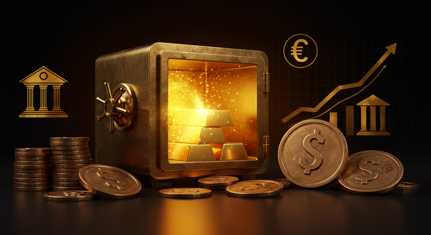 "금: 전통 자산의 대표, 인플레이션 위기 방어에 강한 자산"에 대한 이미지입니다.