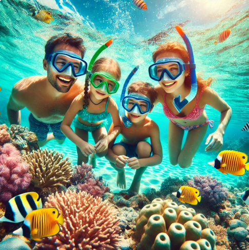 토기안 제도 가족여행 사진