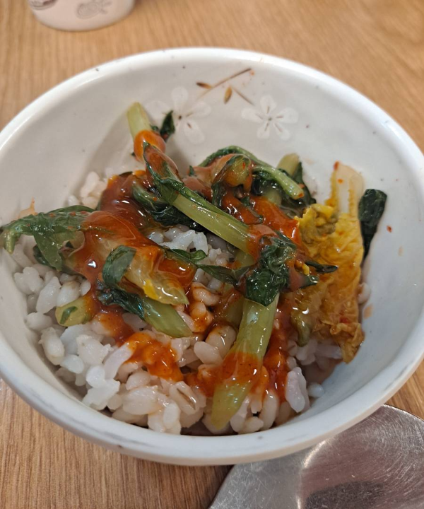 밀밭 보리밥 만들다
