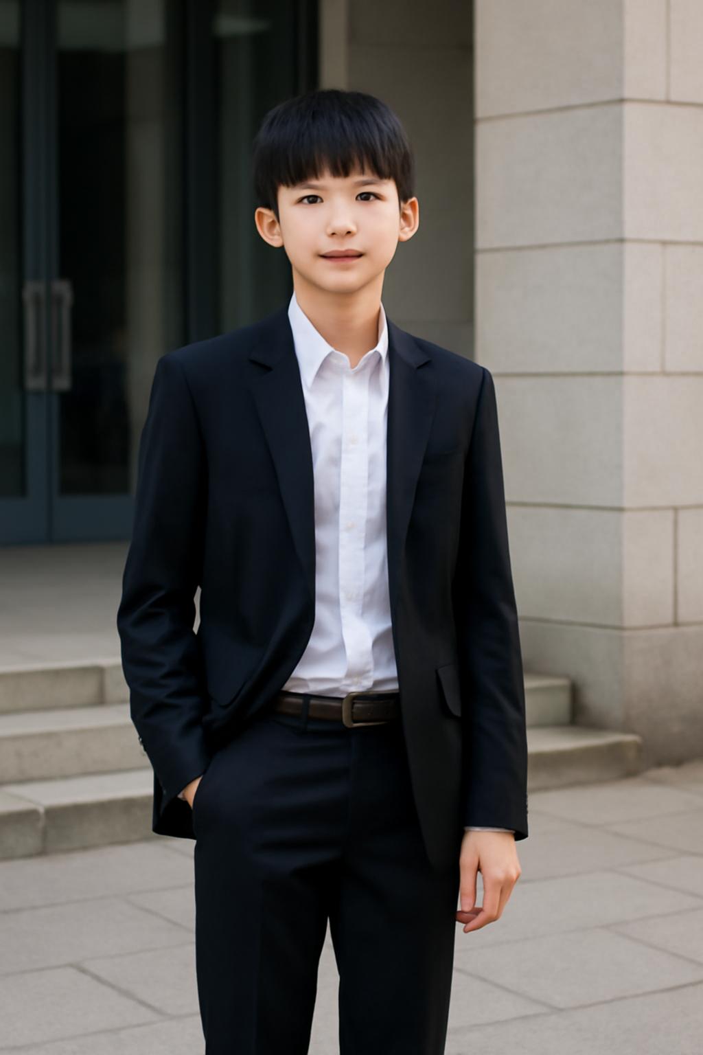 중학생 하객룩 바지