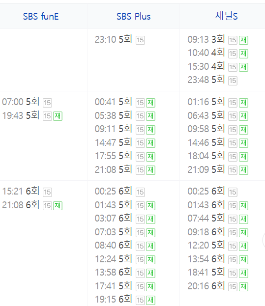 열혈사제 시즌2 몇부작 재방송시간